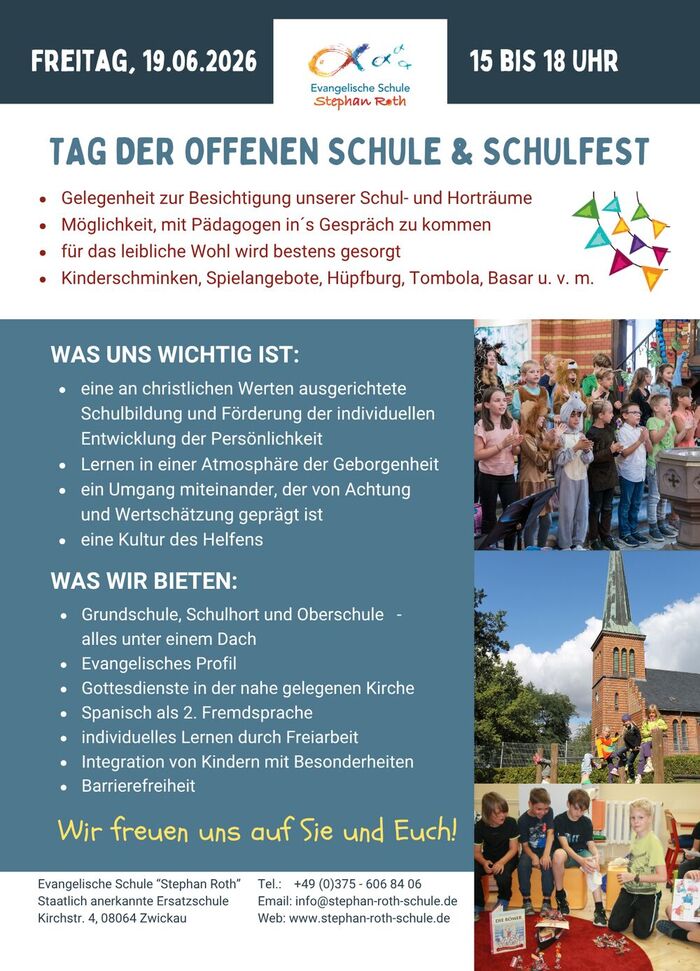 Flyer Tag der offenen Schule 26